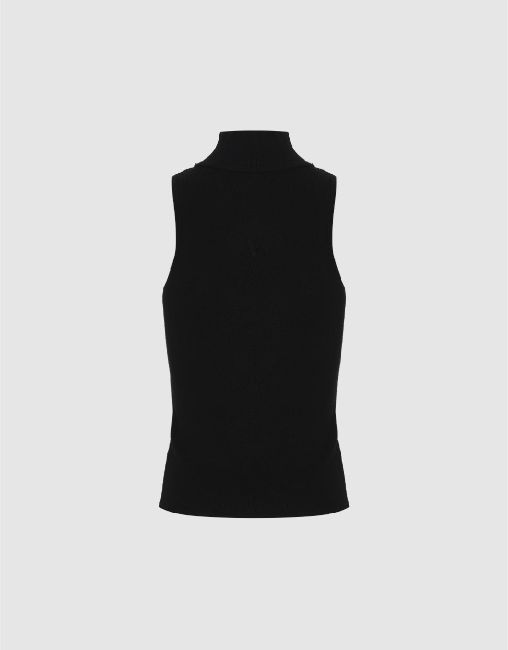 Sleeveless Crew Neck Knitted T-Shirt