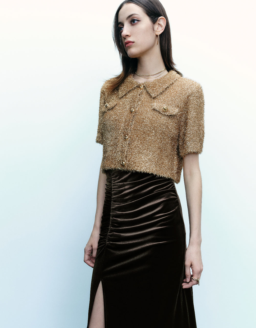 Straight Knitted Cardigan