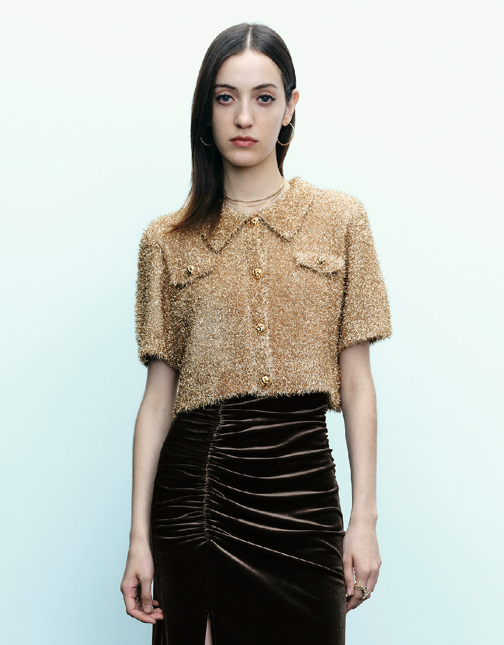 Straight Knitted Cardigan