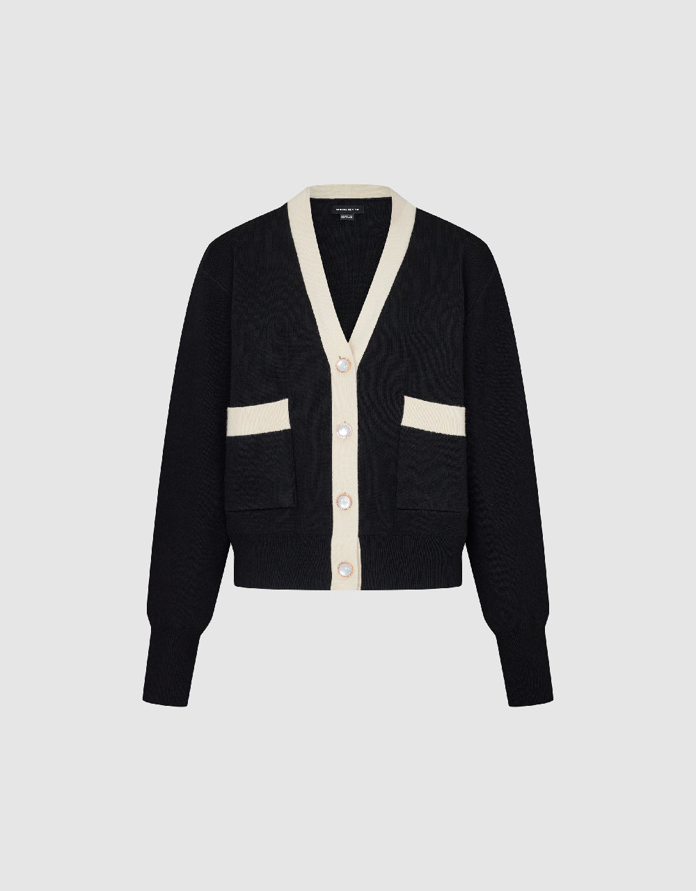 V-Neck Knitted Cardigan