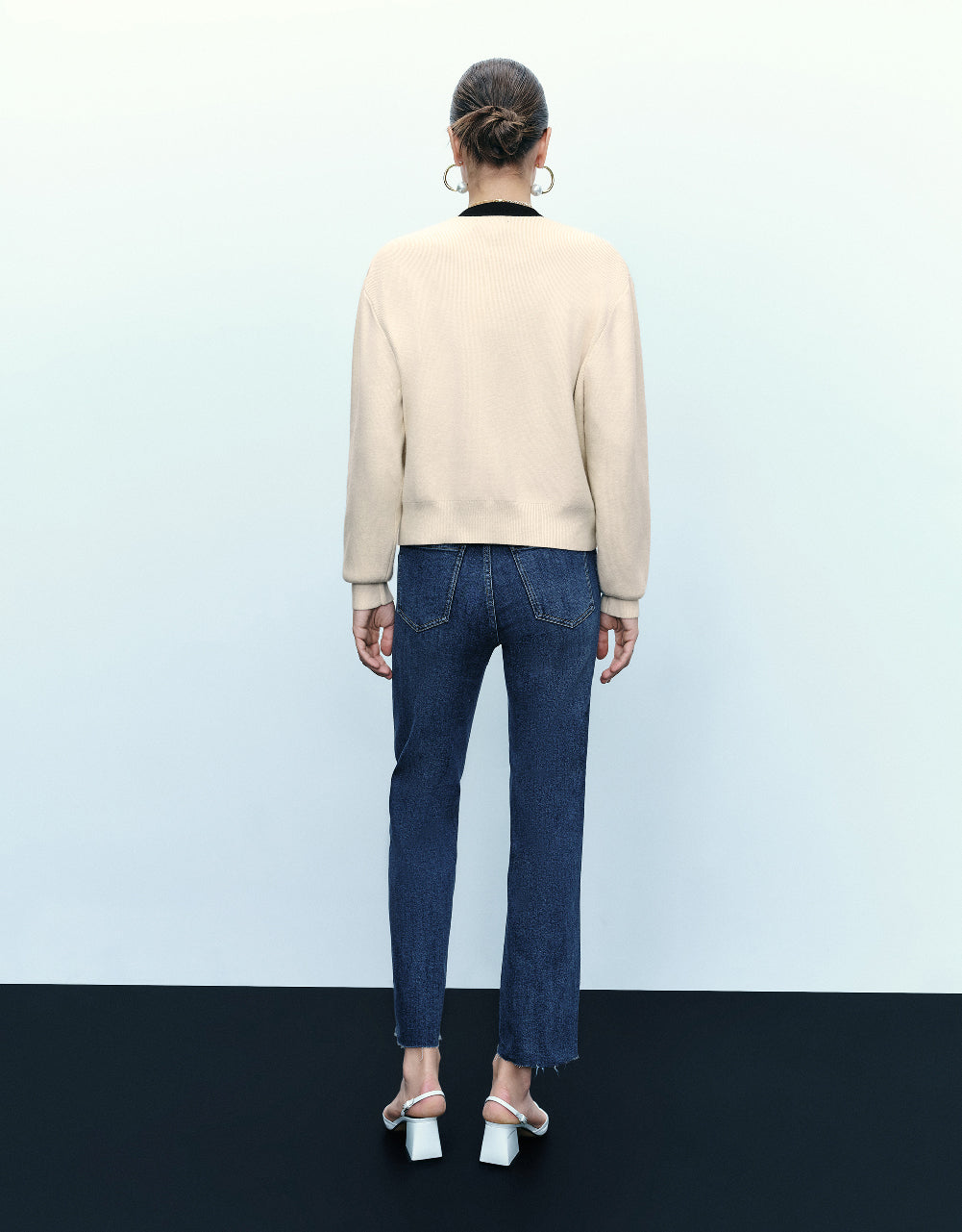 V-Neck Knitted Cardigan