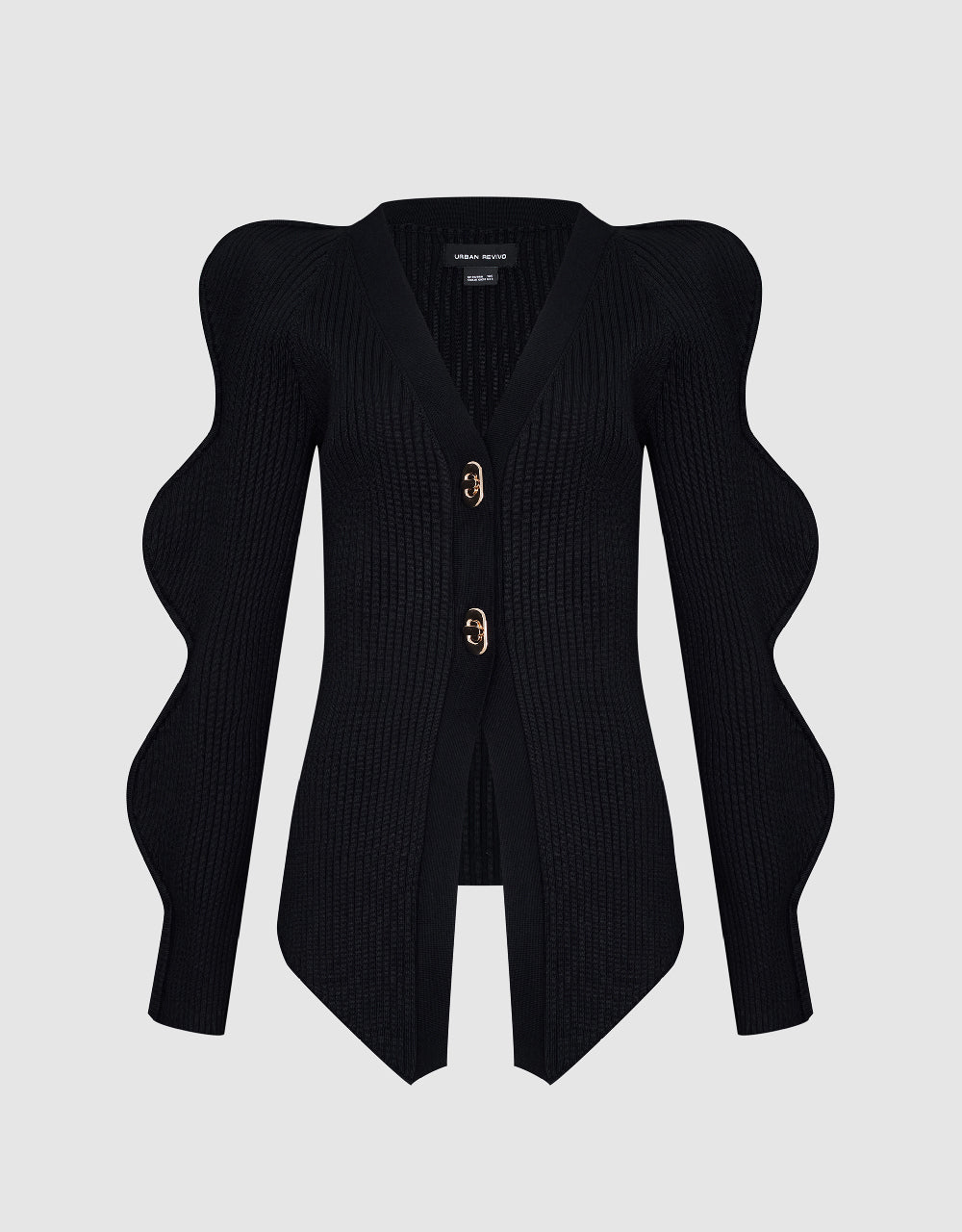 Skinny V-Neck Knitted Cardigan