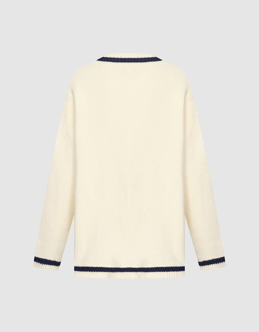 V-Neck Knitted Cardigan