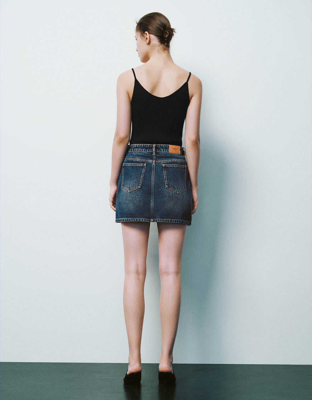 V-Neck Knitted Skinny Cami Top