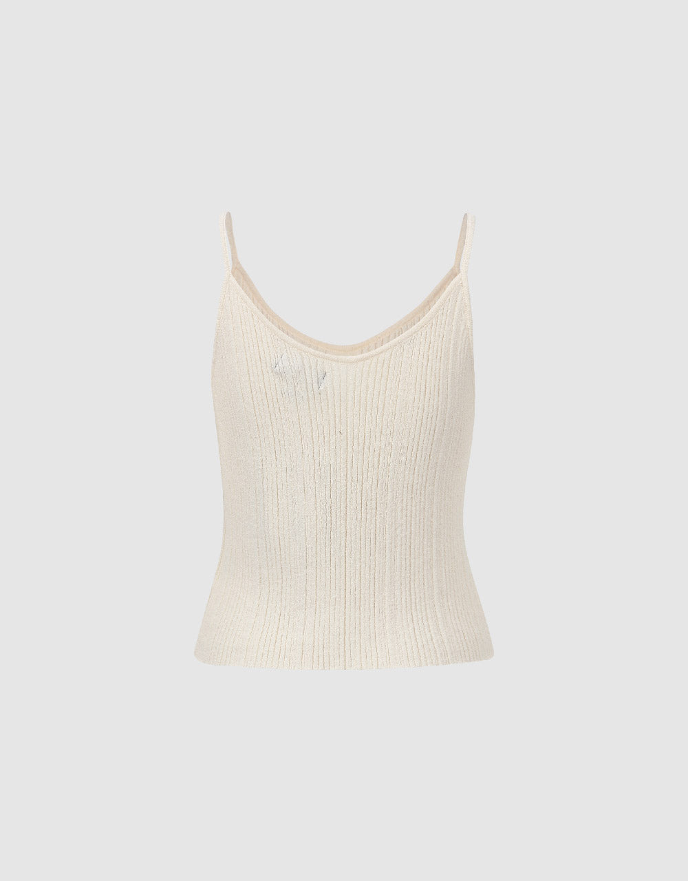V-Neck Knitted Skinny Cami Top