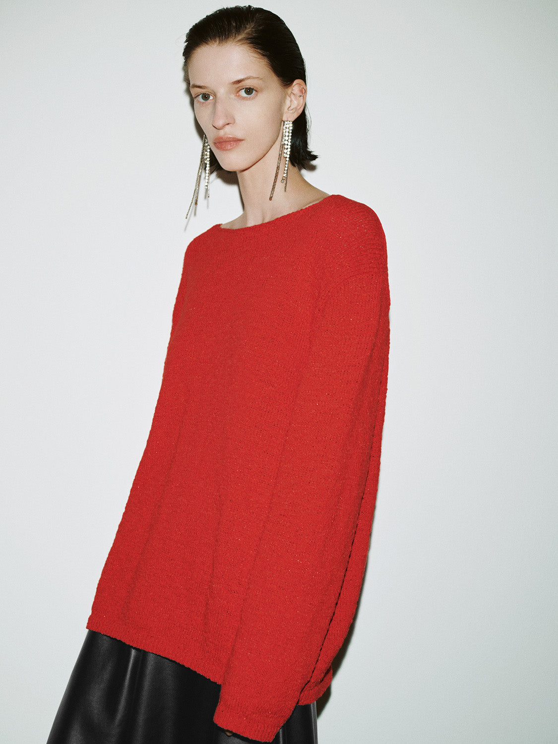 Crew Neck Loose Knitted T-Shirts
