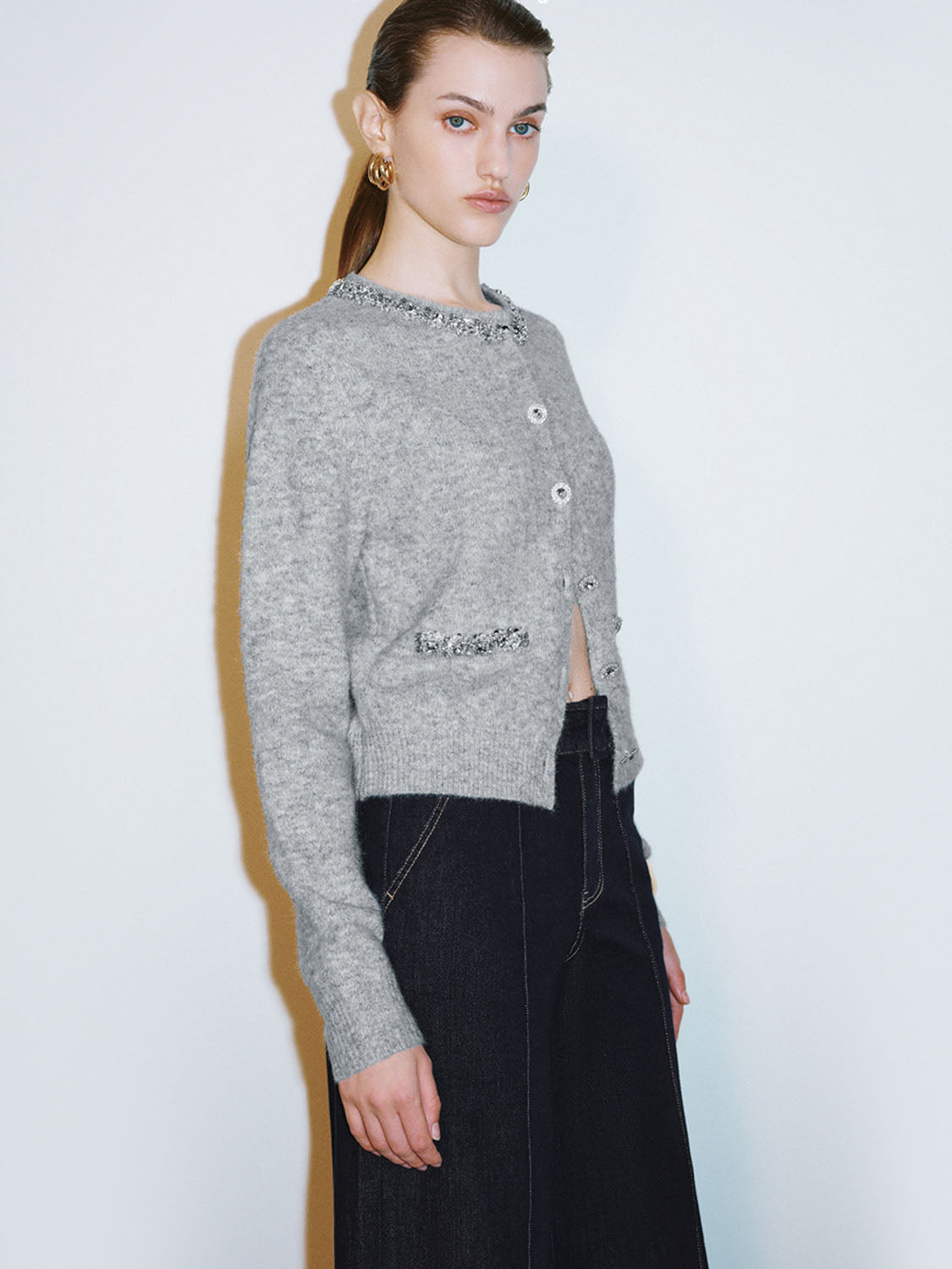 Button Up Knitted Cardigans