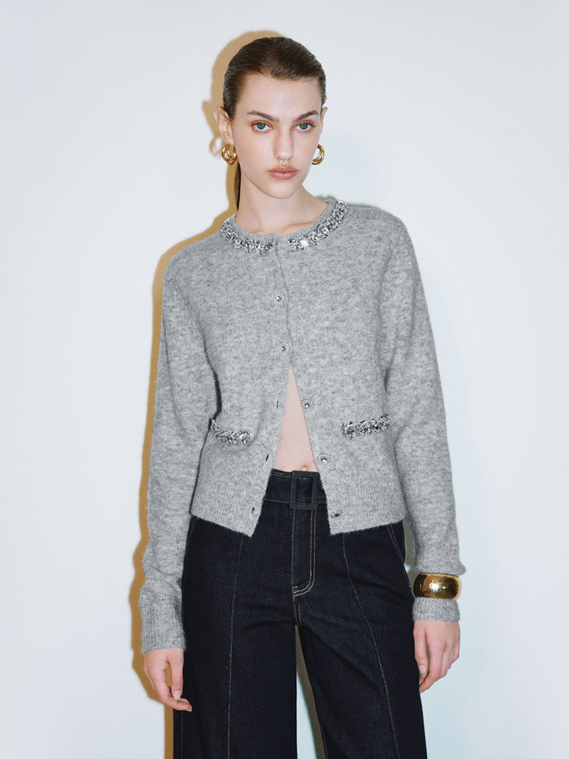 Button Up Knitted Cardigans
