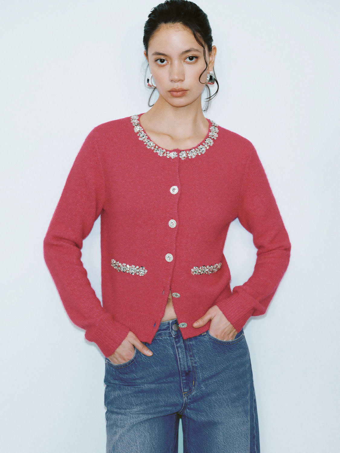 Cropped Knitted Cardigans