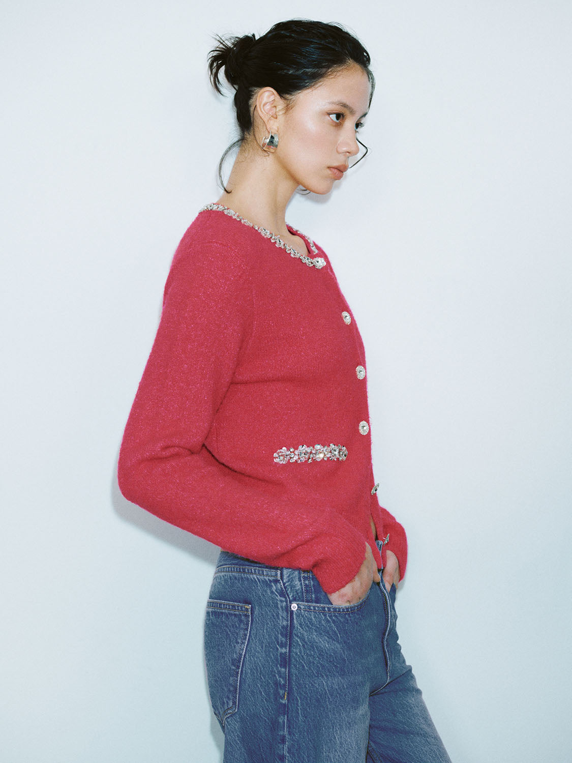 Cropped Knitted Cardigans