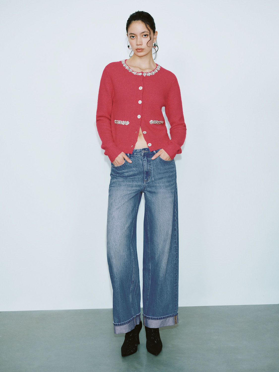 Cropped Knitted Cardigans