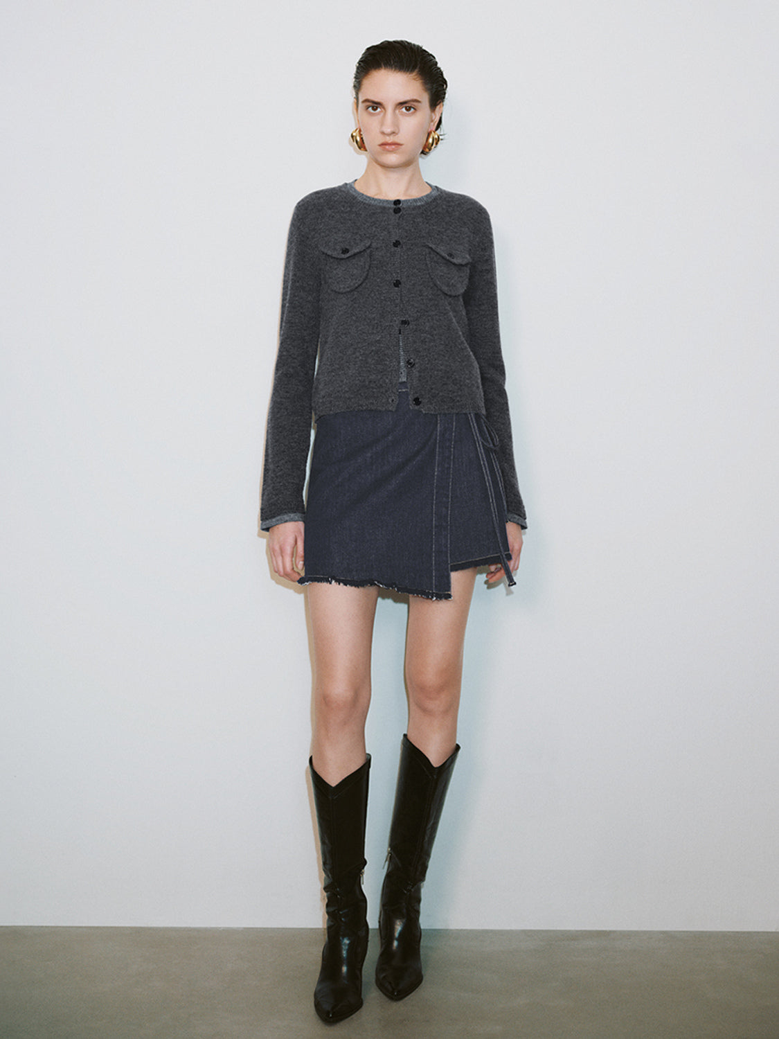Button Up Knitted Cardigans