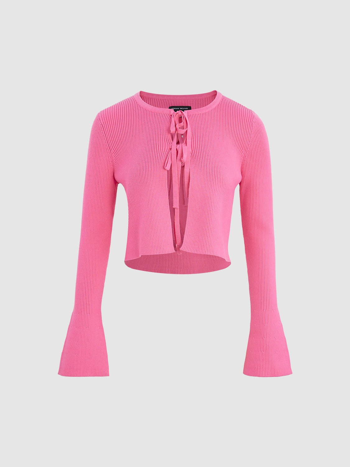 Lace Up Front Knitted Cardigans