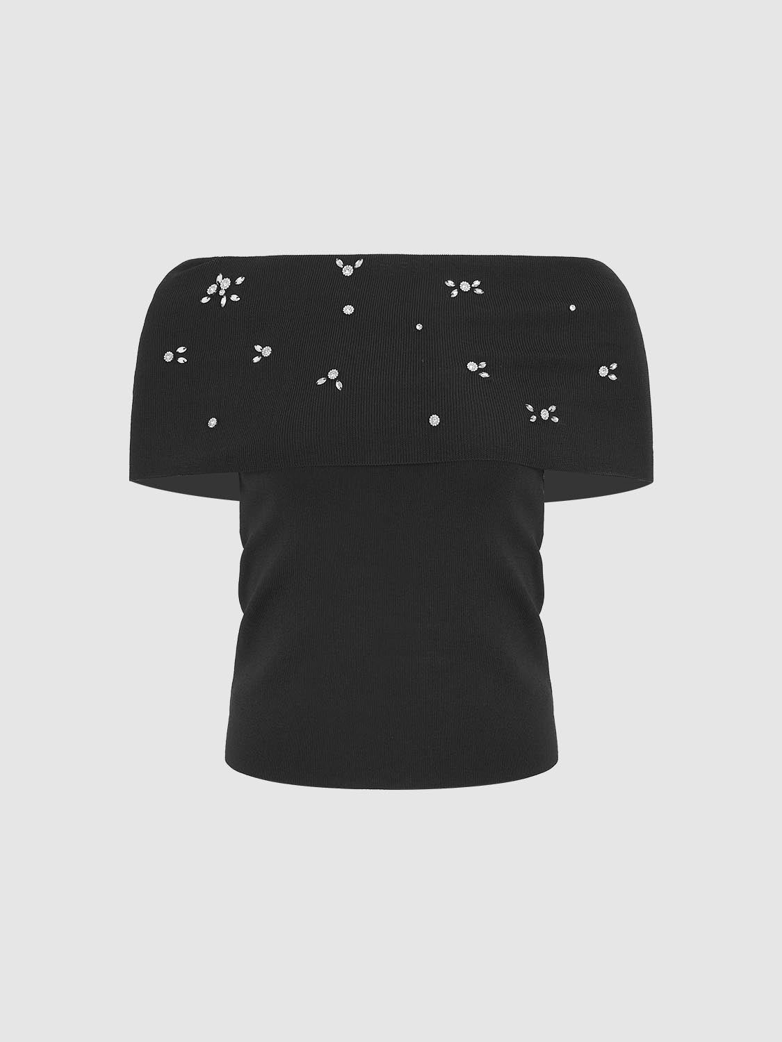 One Shoulder Knitted T-Shirts