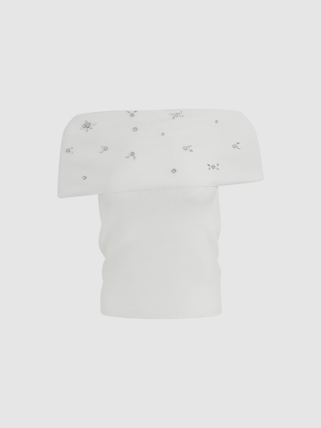 One Shoulder Knitted T-Shirts