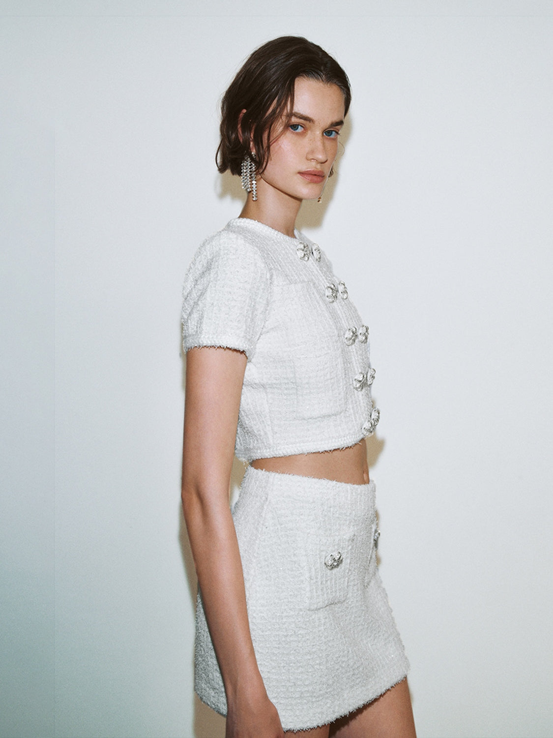 Knitted Short Sleeve Cardigans