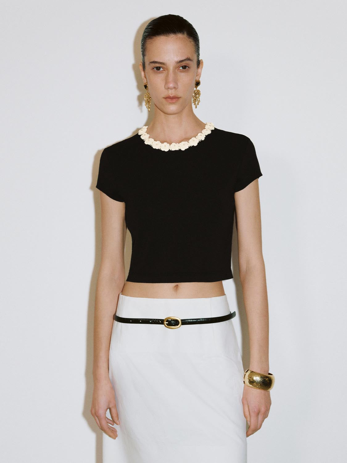 Knitted Short Sleeve T-Shirts