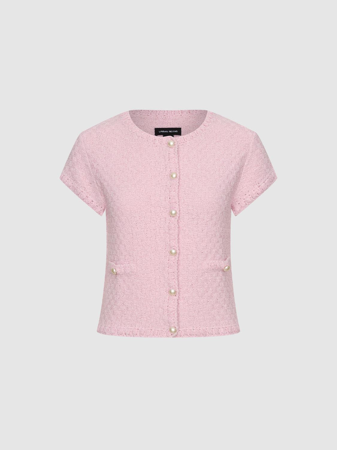 Knitted Short Sleeve Cardigans