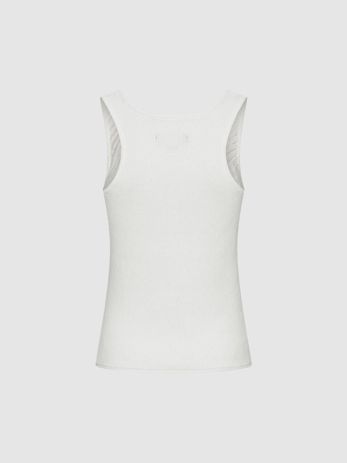 Collage Sleeveless Knitted T-Shirts