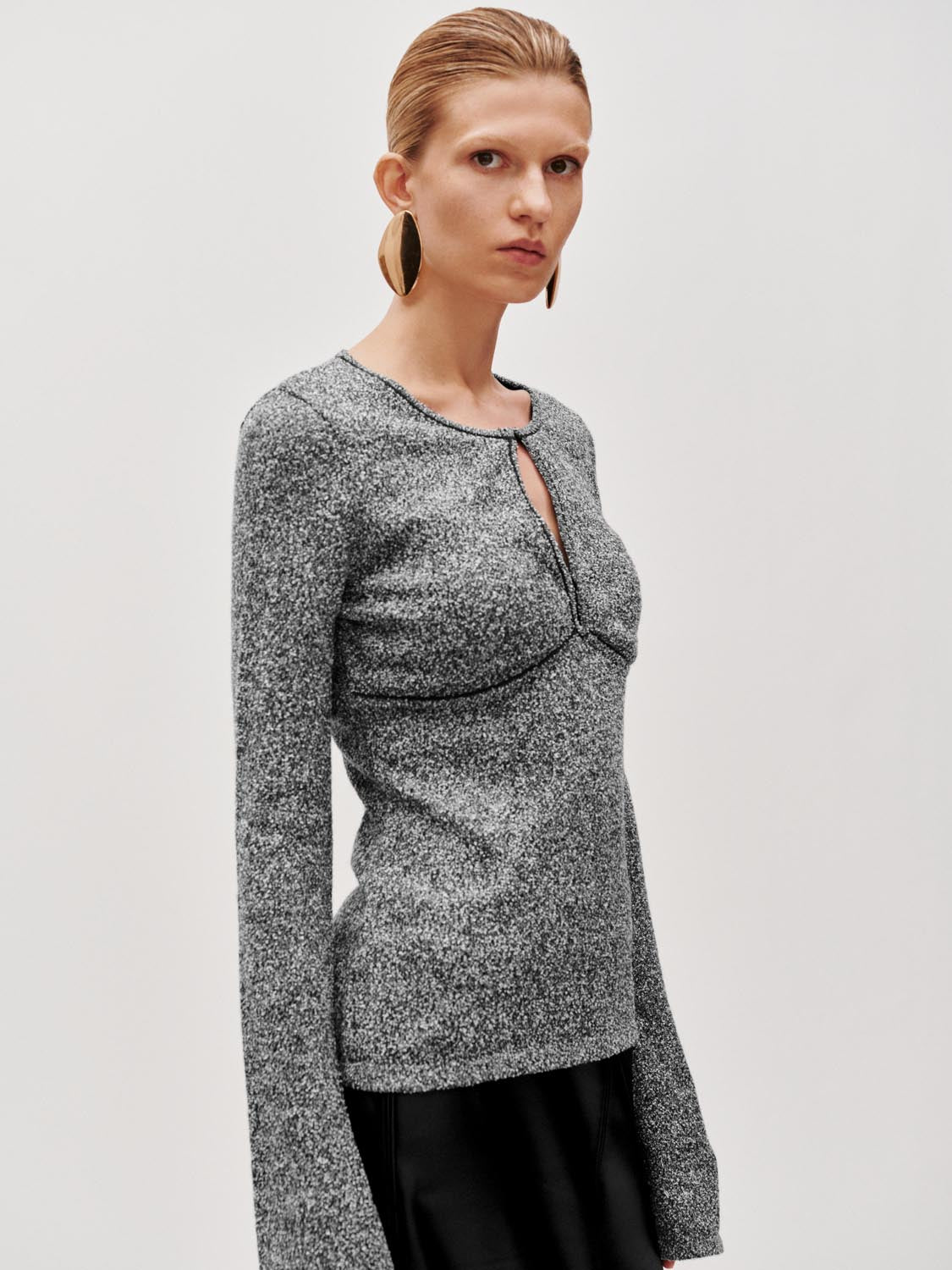 Flare Sleeve Knitted T-Shirts