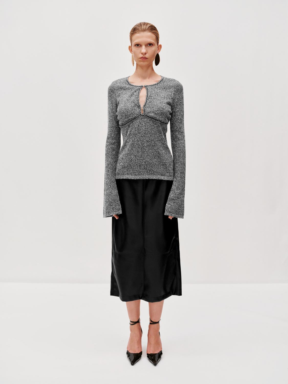 Flare Sleeve Knitted T-Shirts