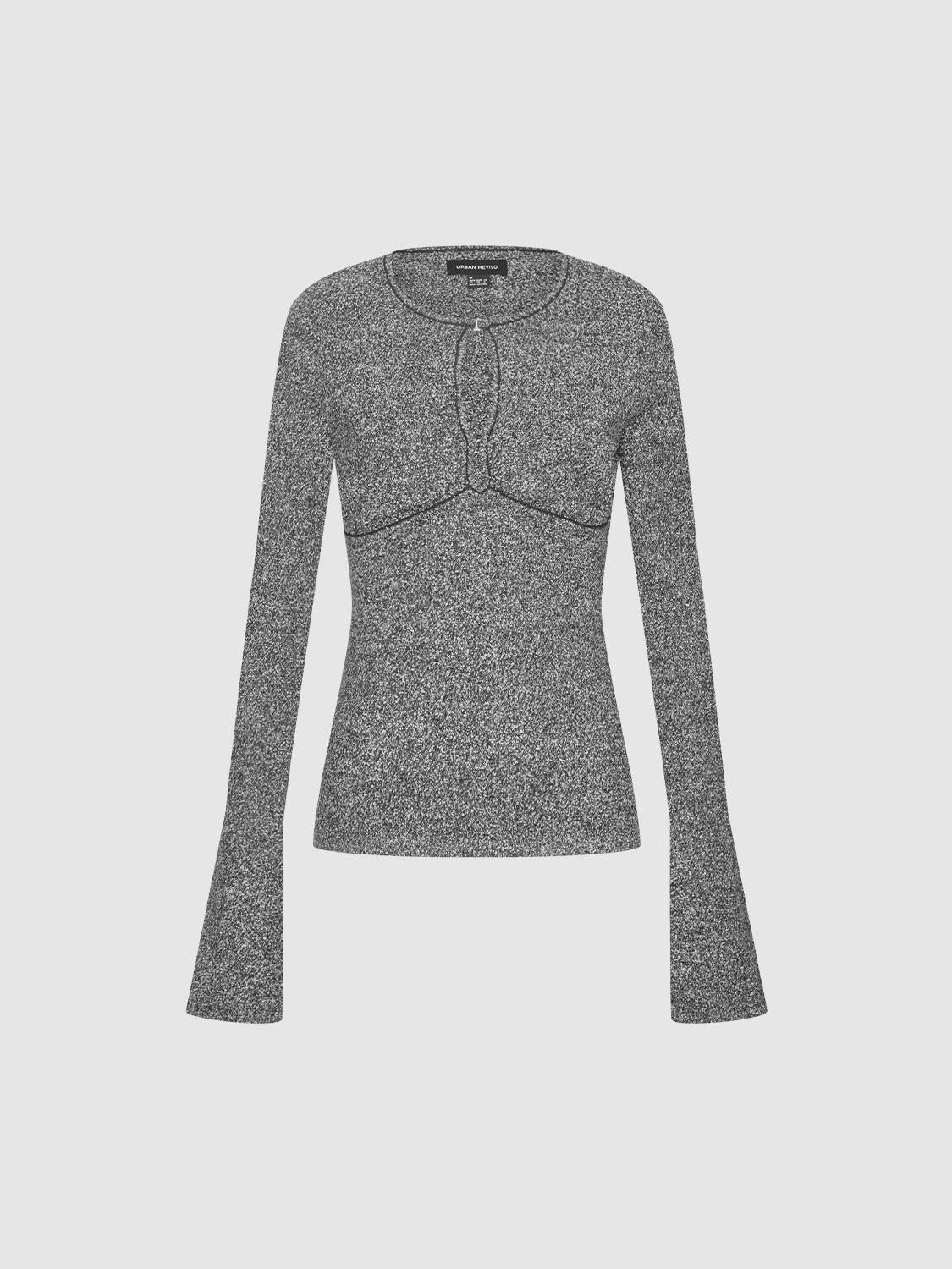 Flare Sleeve Knitted T-Shirts
