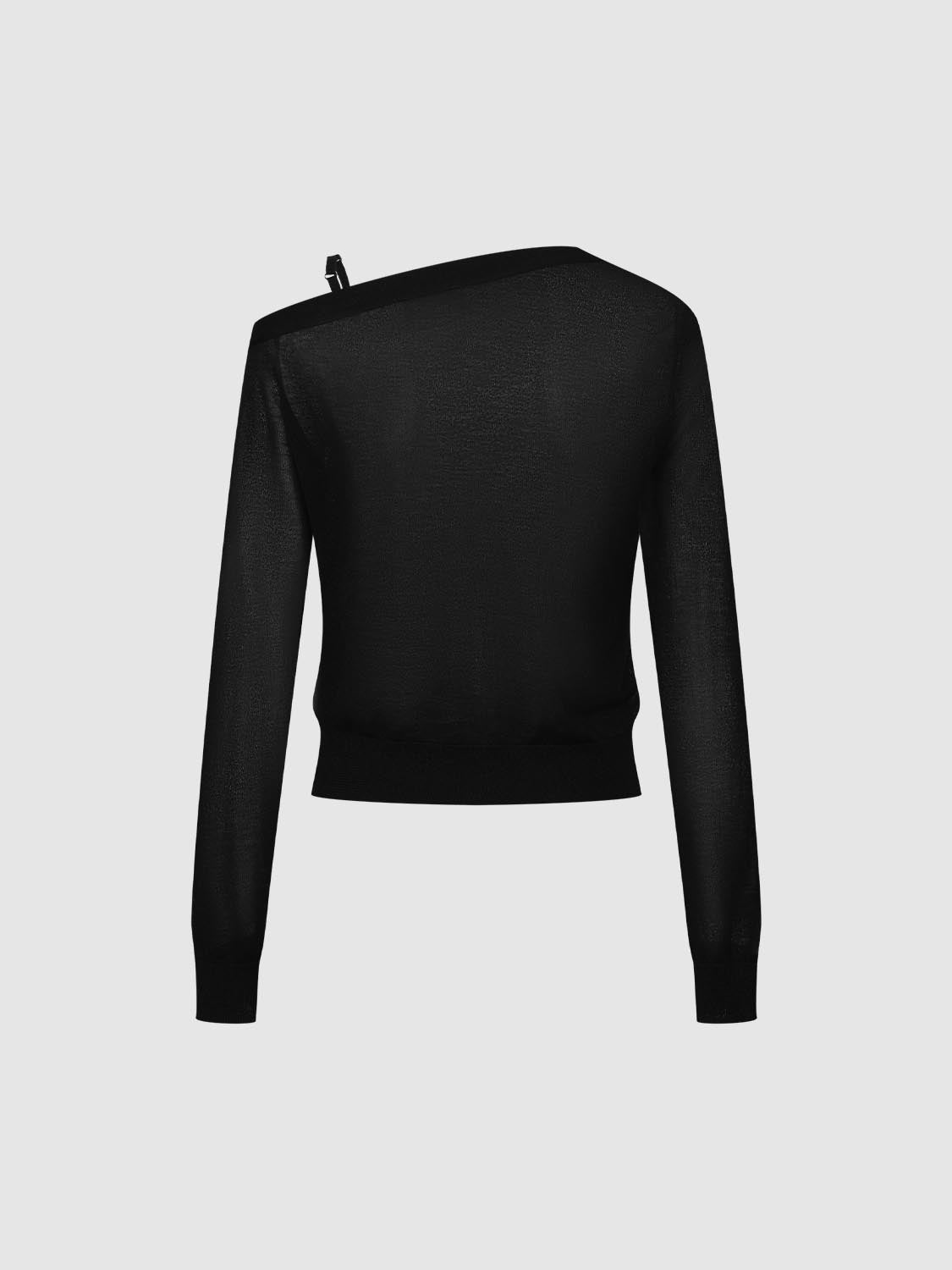 2 In 1 Button Knitted T-Shirts