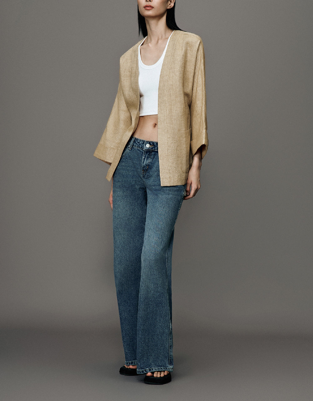 Dolman Sleeve Straight Jacket