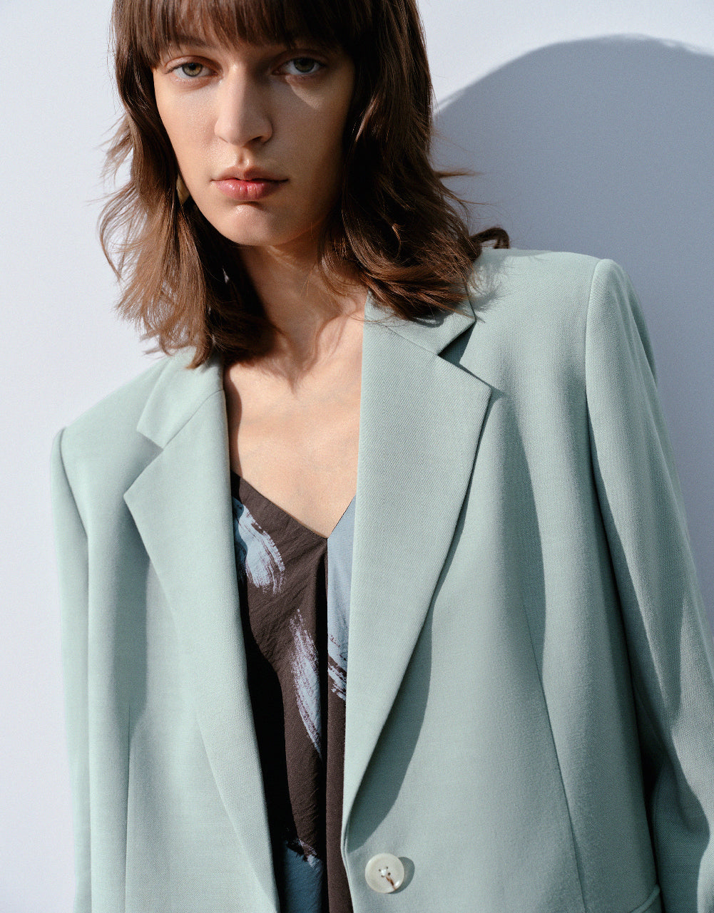Notch Lapel Tailored Blazer