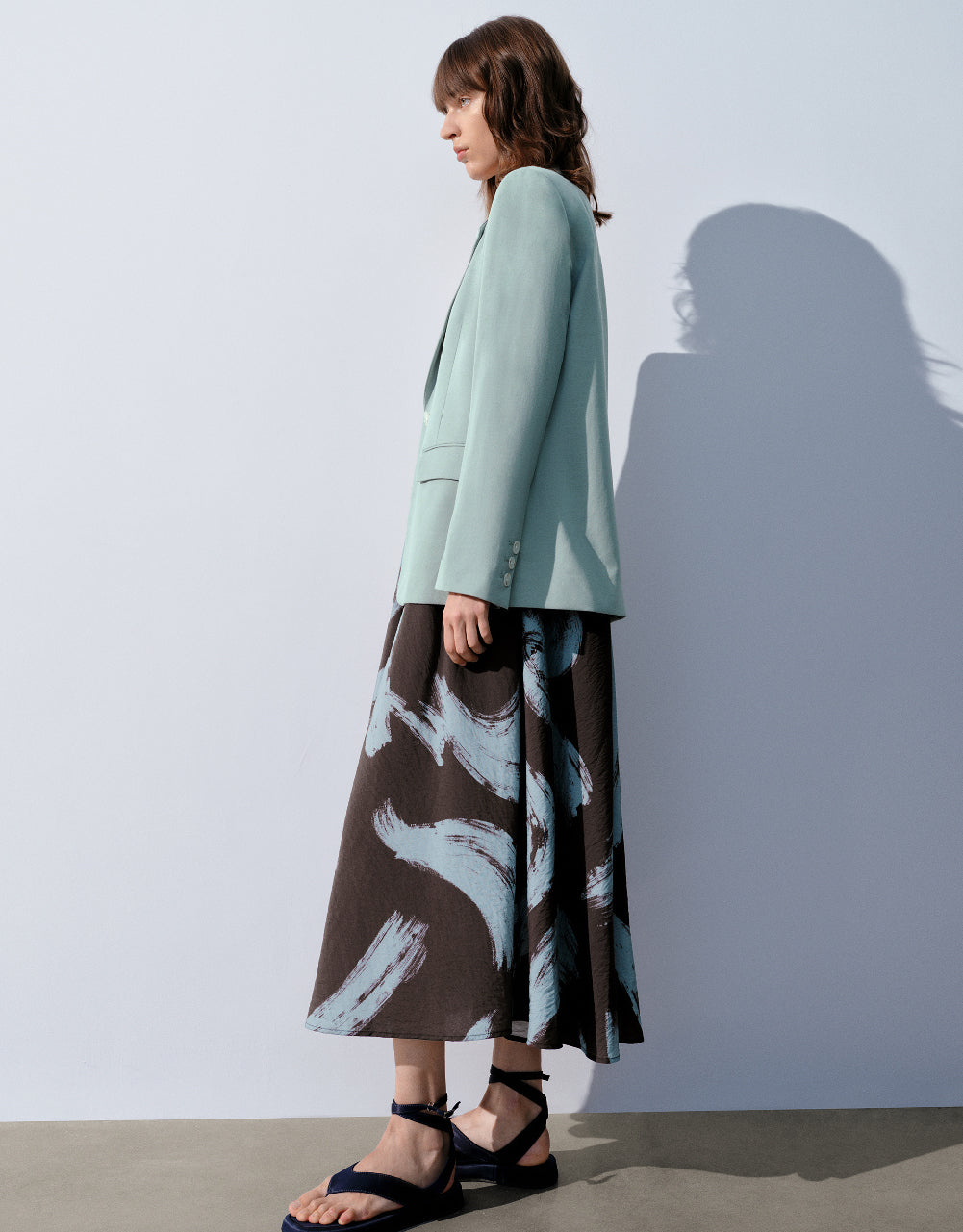 Notch Lapel Tailored Blazer
