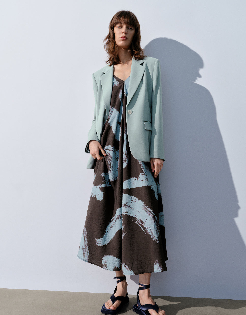 Notch Lapel Tailored Blazer