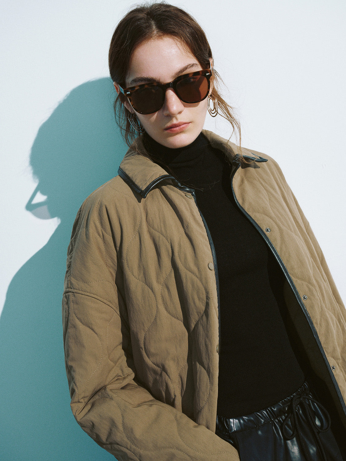 Loose Longline Padded Coat