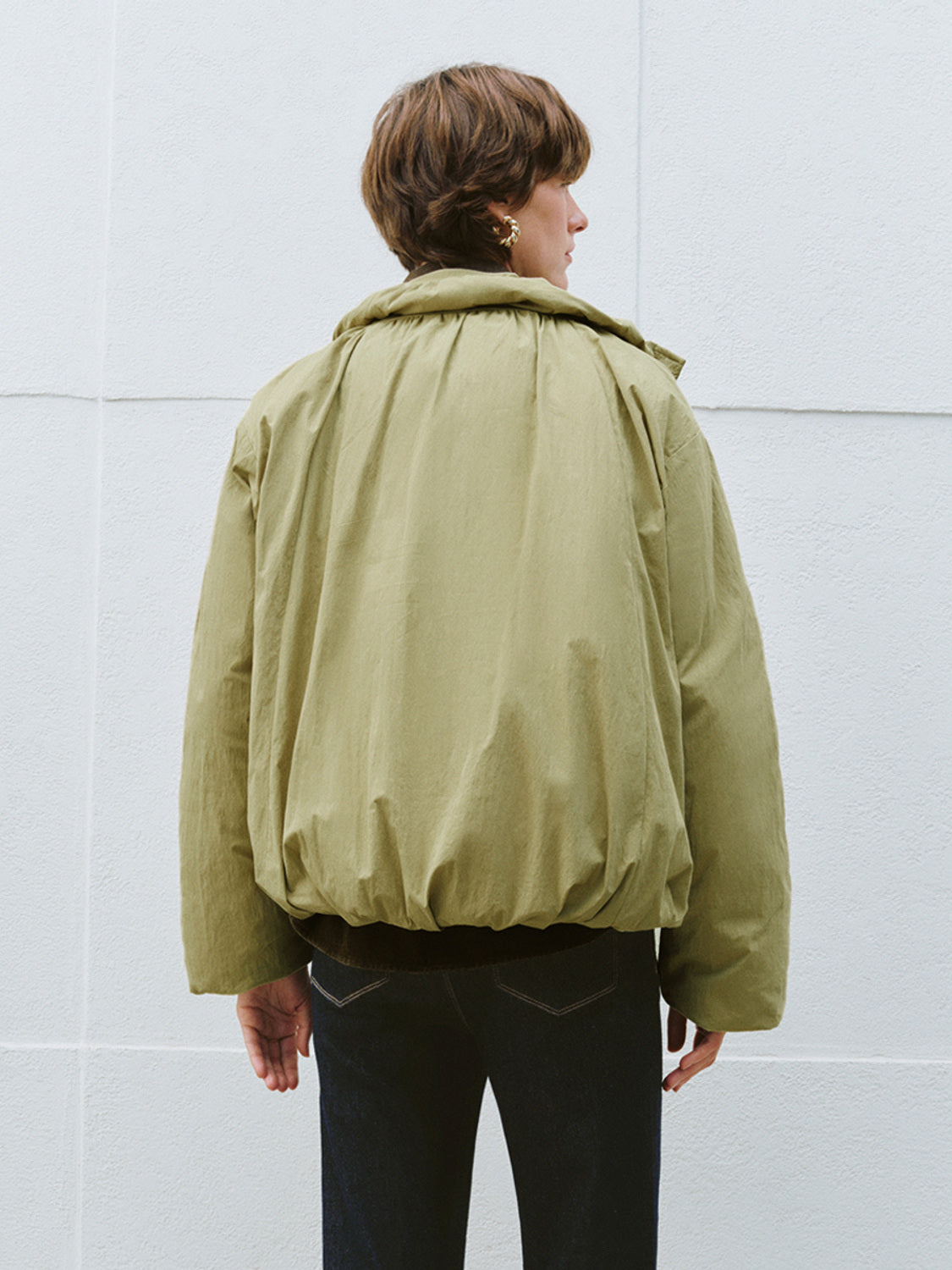 Zipper Fly Down Outerwear