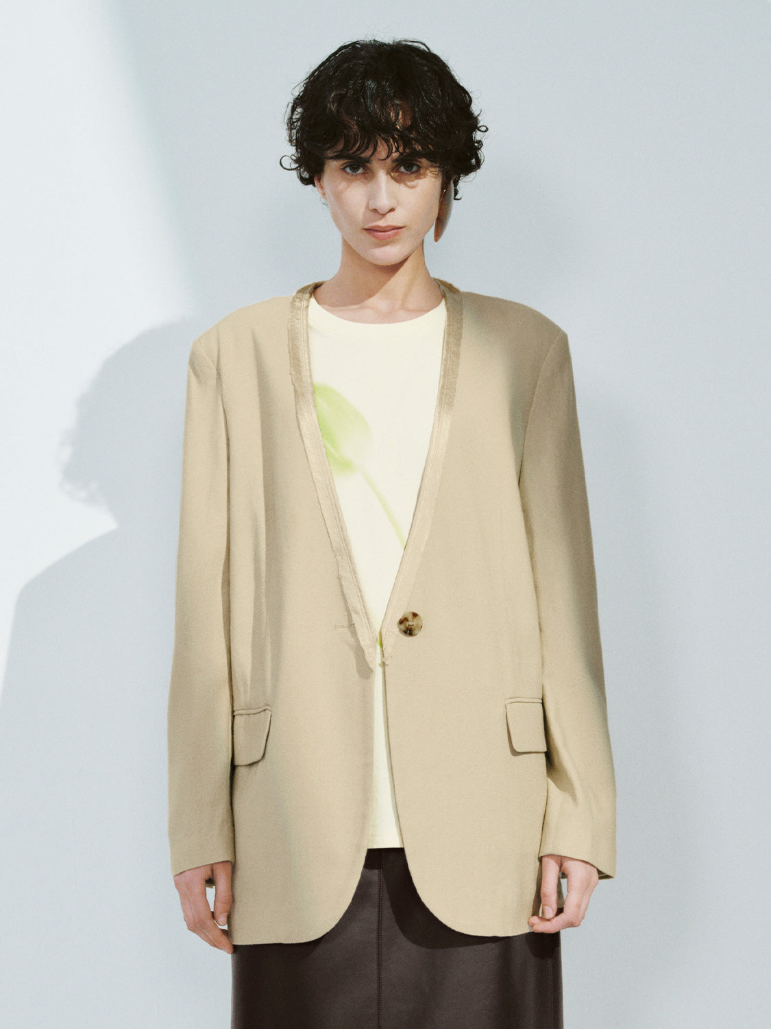 Open Collar Blazers