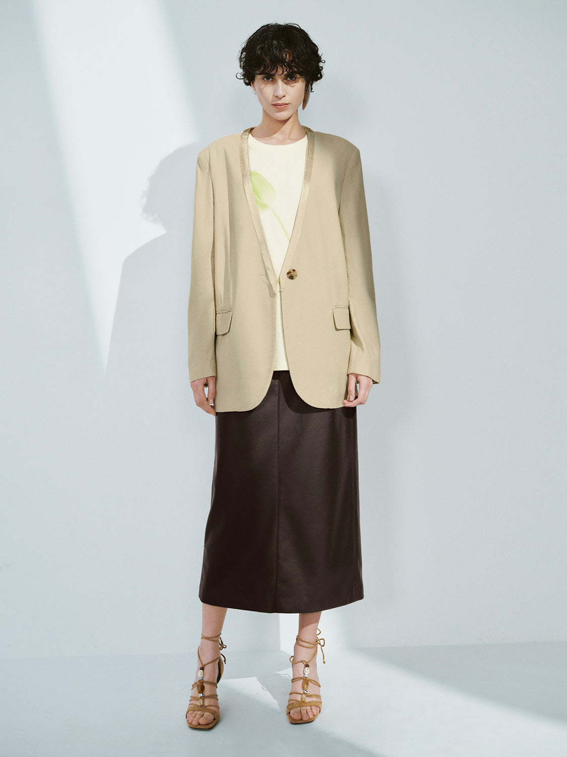 Open Collar Blazers