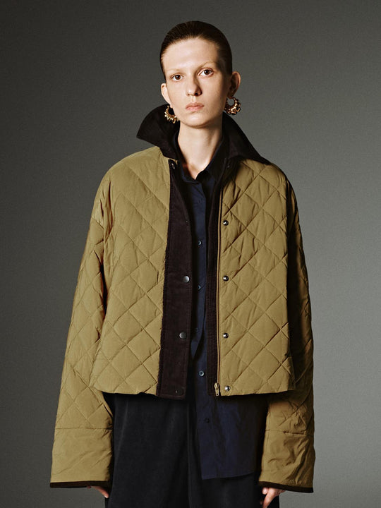 Contrast Padded Jackets