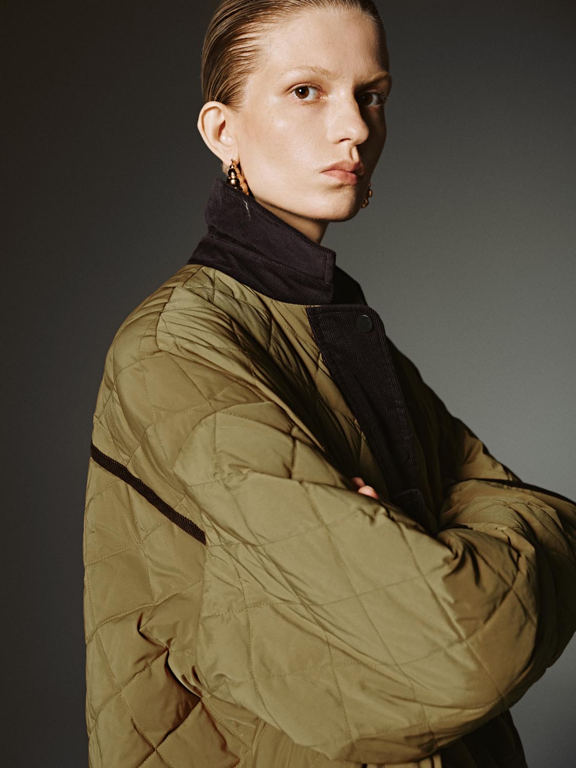 Contrast Padded Jackets