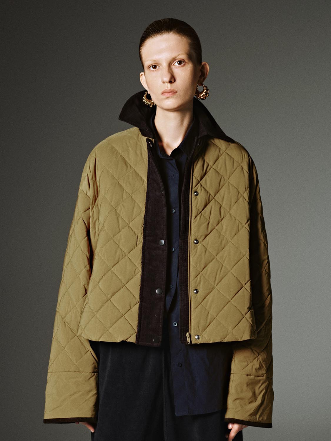 Contrast Padded Jackets