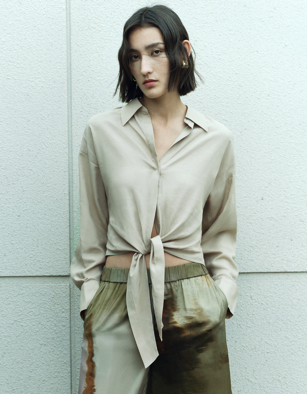 Knot Hem Shirt