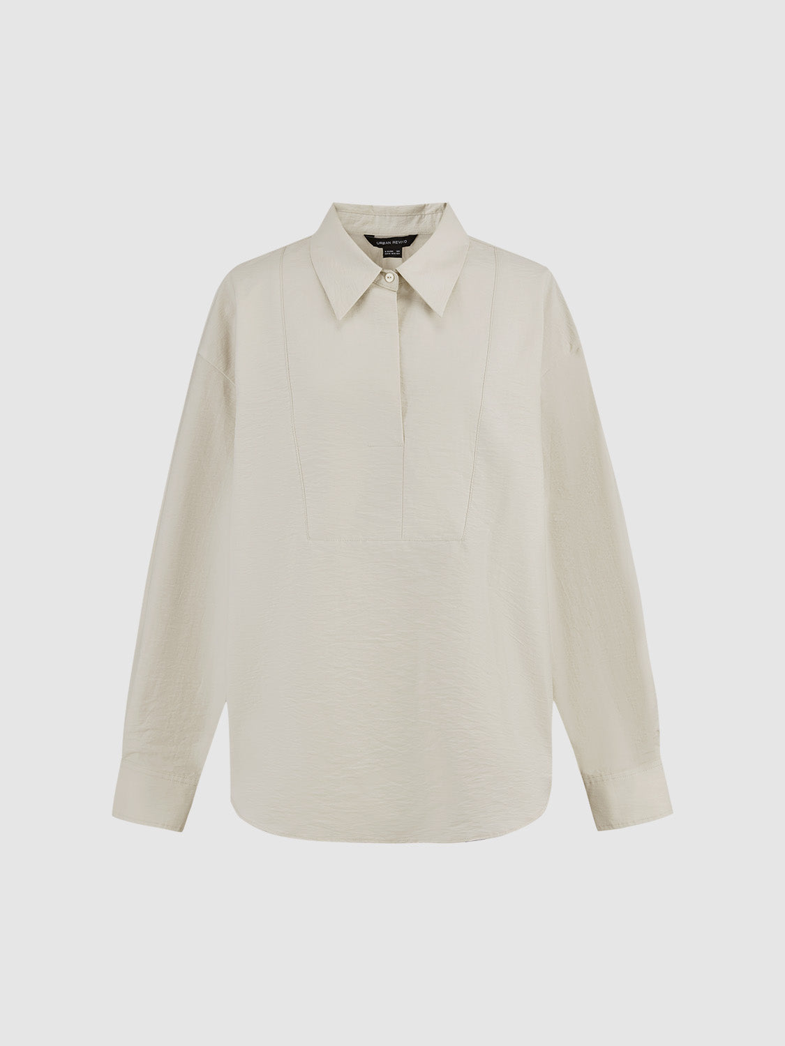 Loose Lapel Overhead Shirt