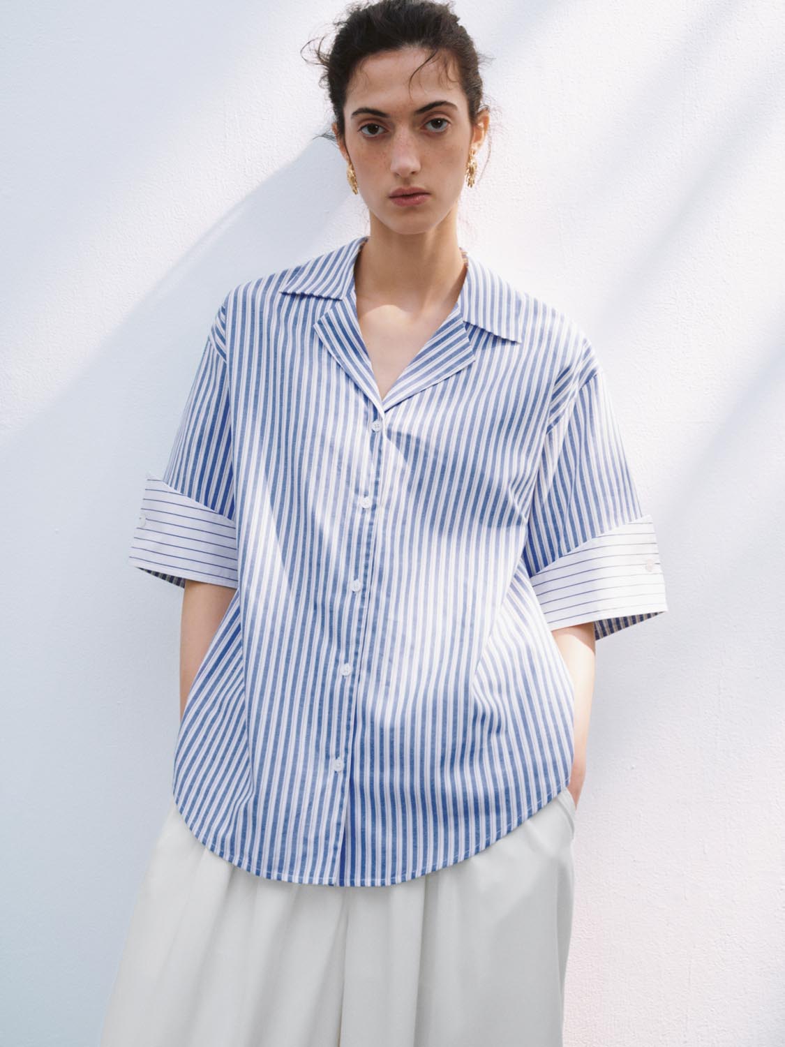 Striped Short Sleeve Shirts