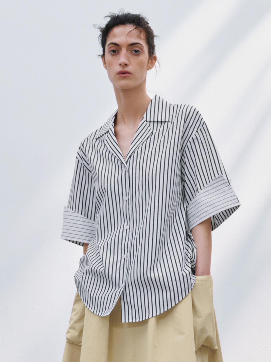 Striped Short Sleeve Shirts