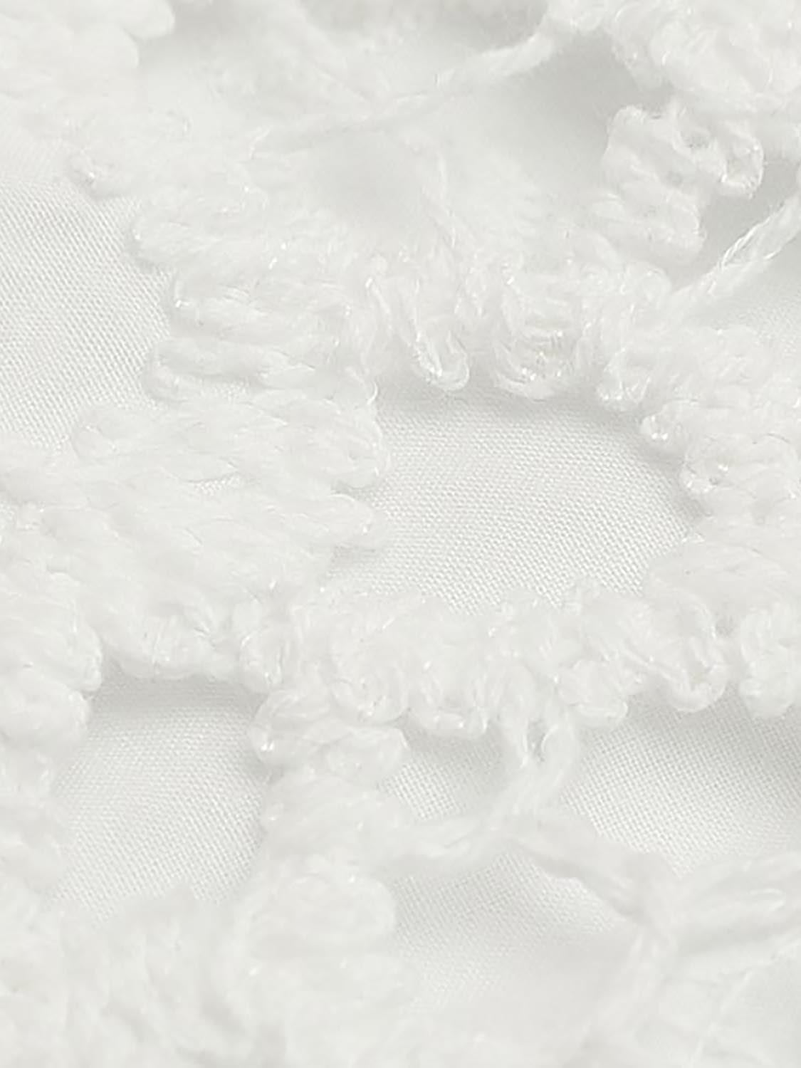 Ruffle Hem Broderie Overhead Shirt