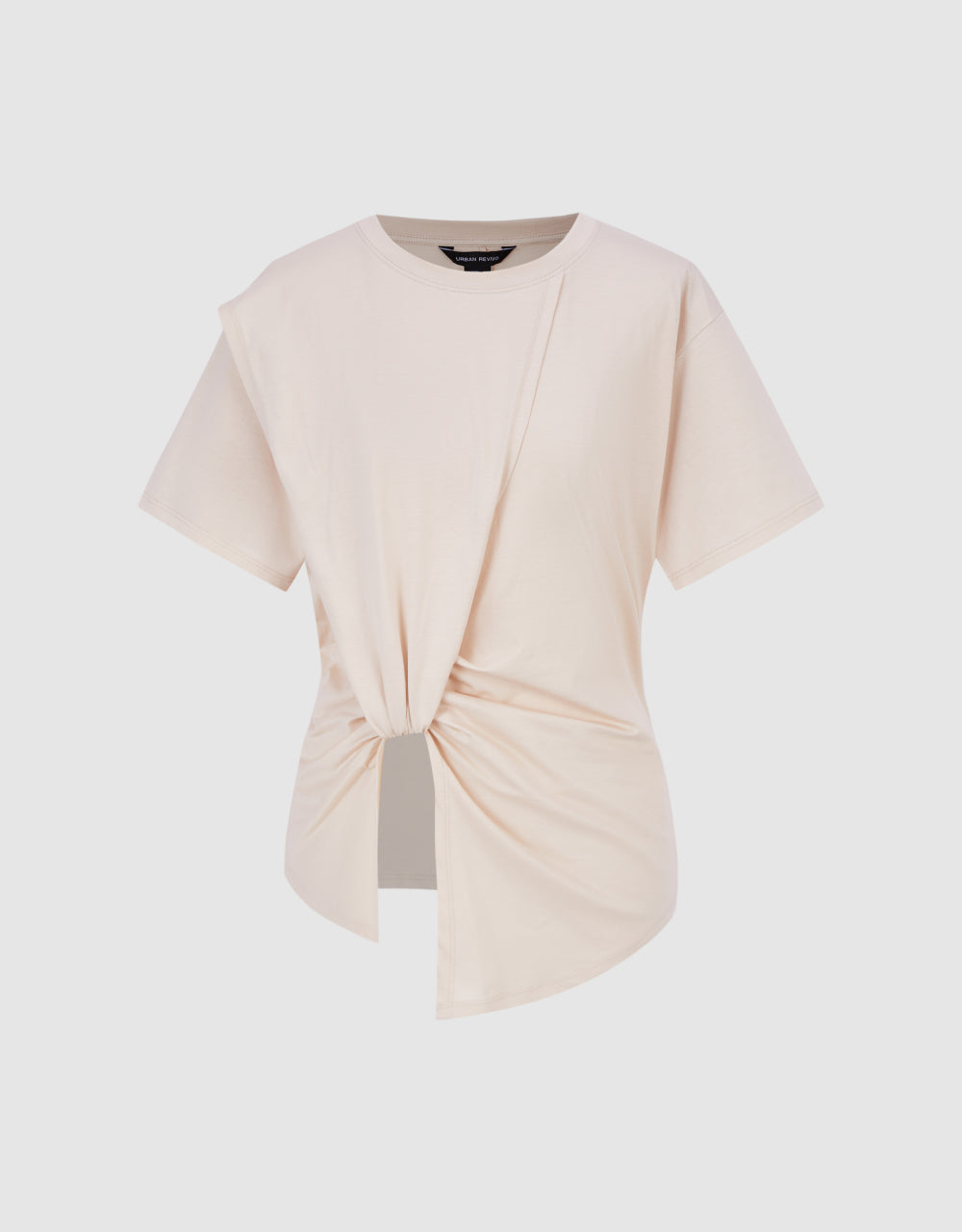 Asymmetric Crew Neck T-Shirt