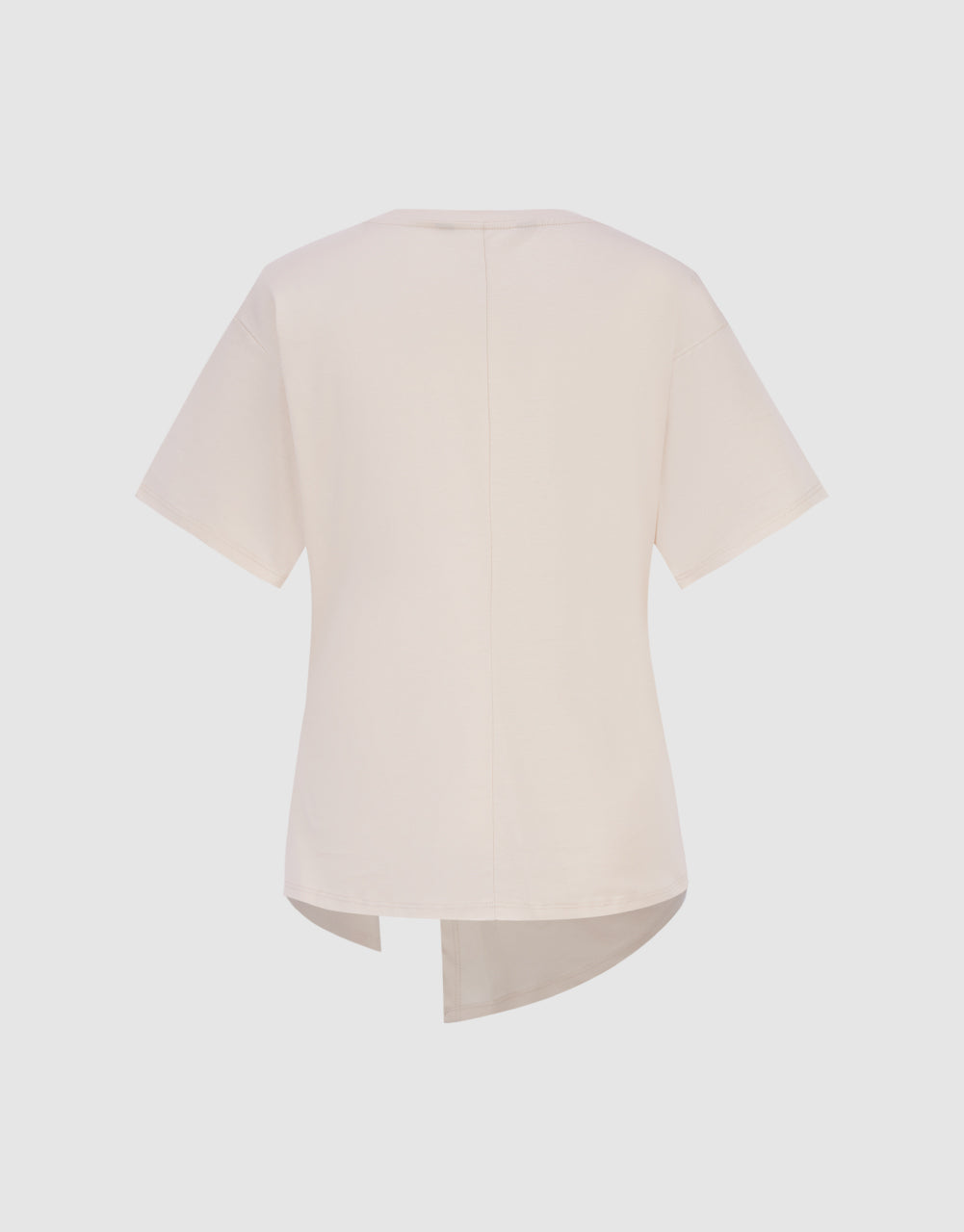 Asymmetric Crew Neck T-Shirt
