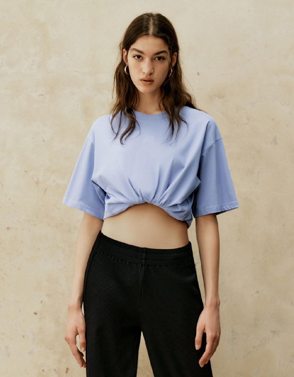 Crew Neck Straight T-Shirt