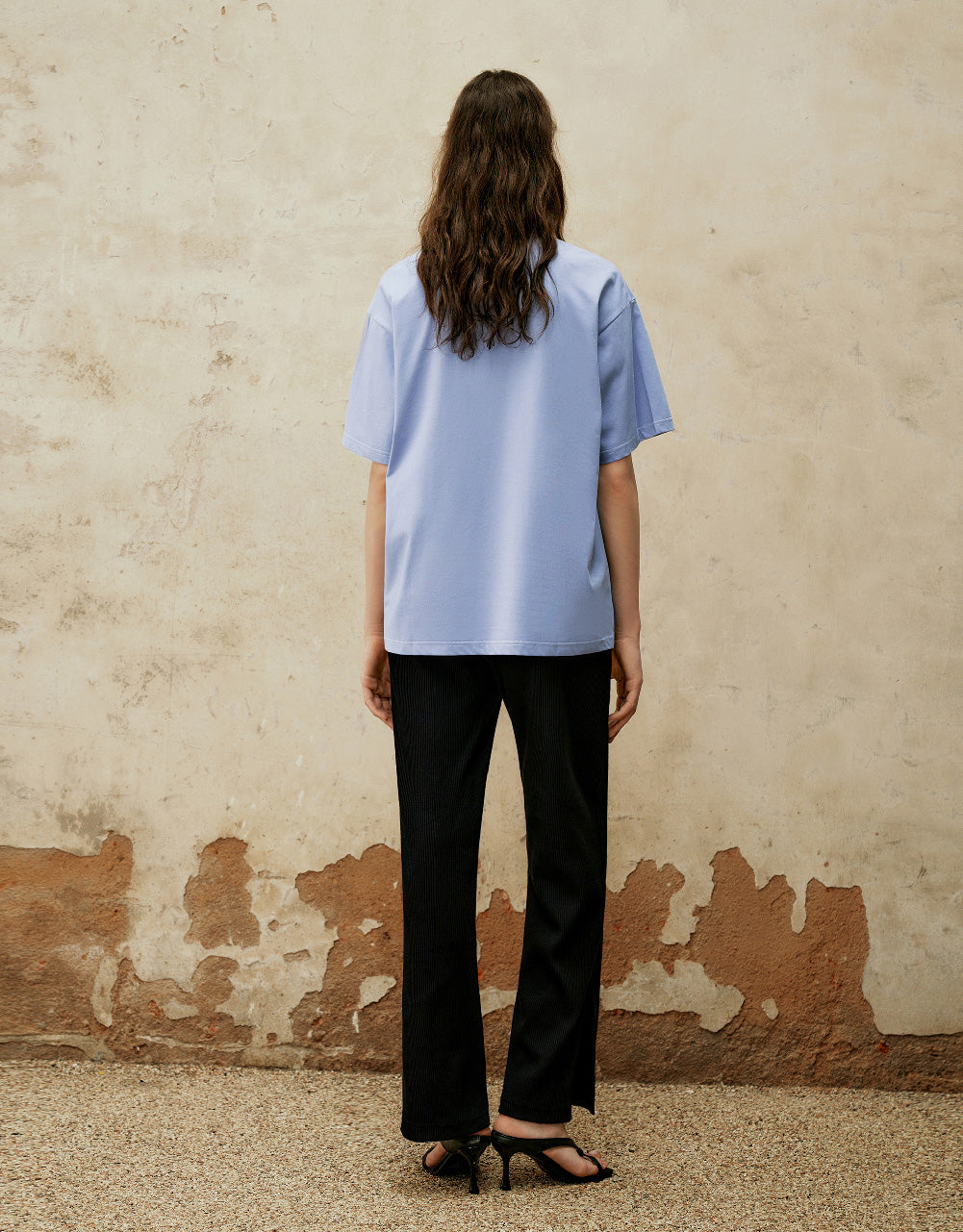 Crew Neck Straight T-Shirt