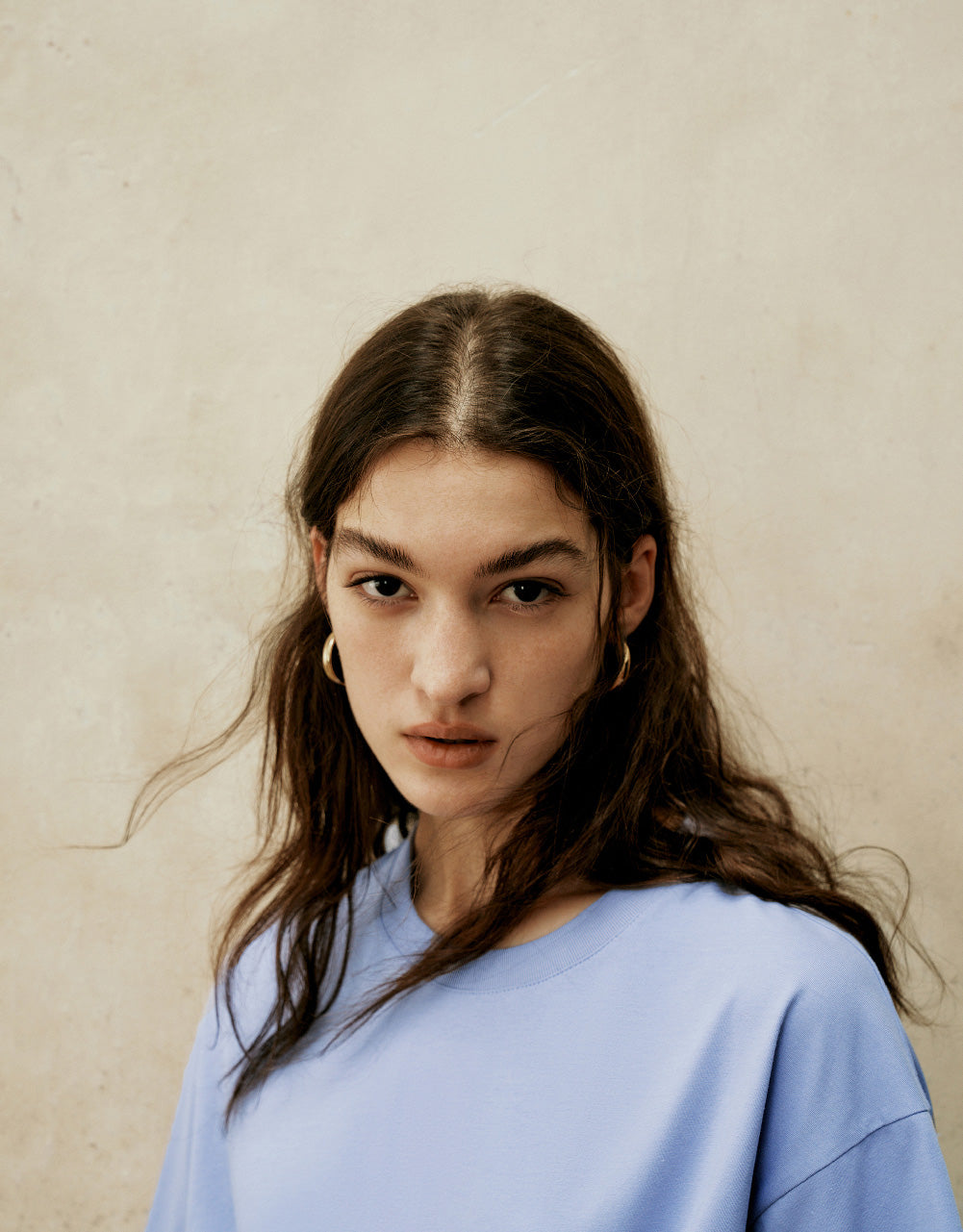 Crew Neck Straight T-Shirt
