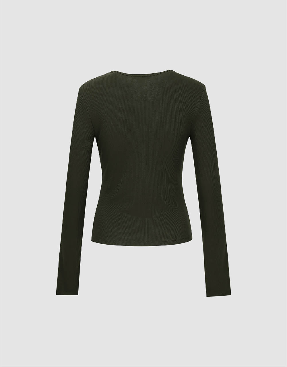 2 In 1 Knitted Skinny T-Shirt
