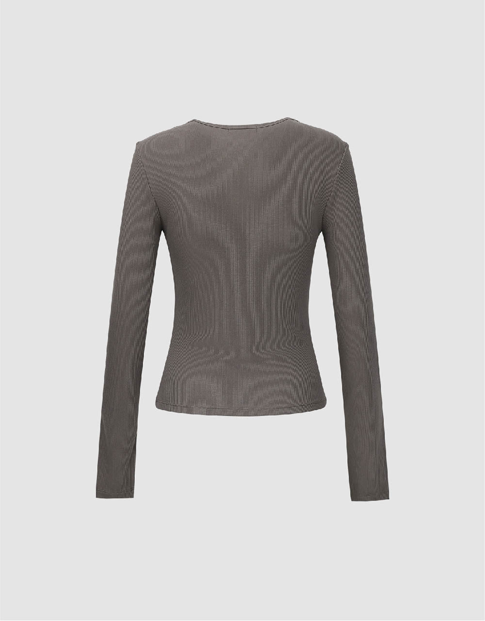 2 In 1 Knitted Skinny T-Shirt
